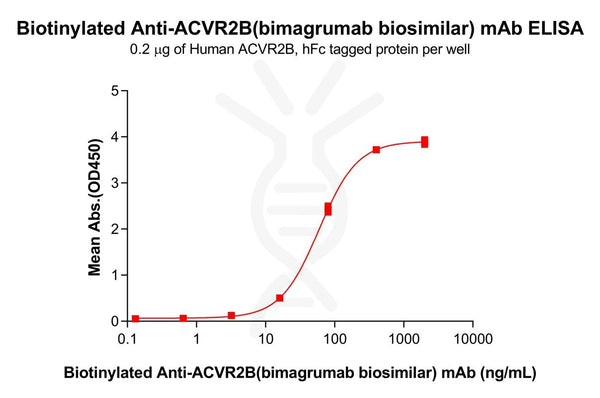 Biotinylated Anti-ACVR2B(bimagrumab biosimilar) mAb – Figure 1 of 1