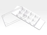 8 Chambered Cover Glass – C8SB-1.5H and C8SB-1.5P, 75 x 25 mm standard base