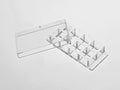 8 Chambered Cover Glass – C8-1-N, C8-1.5H-N and C8-1.5P, 57 x 25 mm base