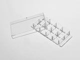 8 Chambered Cover Glass – C8-1-N, C8-1.5H-N and C8-1.5P, 57 x 25 mm base