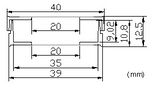 Glass Top Glass Bottom Dishes – D35-20-0-TOP dimension drawing