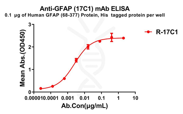 Anti-GFAP(68-377) antibody(17C1), Rabbit mAb – Figure 1 of 1