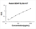 Rabbit BDNF PicoKine ELISA Kit standard curve