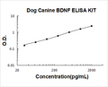Dog BDNF PicoKine ELISA Kit standard curve