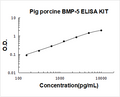 Pig BMP-5 PicoKine ELISA Kit standard curve