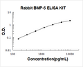 Rabbit BMP-5 PicoKine ELISA Kit standard curve