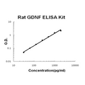 Rat GDNF PicoKine ELISA Kit standard curve