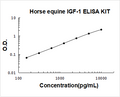 Horse equine IGF-1 PicoKine ELISA Kit standard curve