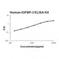 Human IGFBP3 EZ-Set ELISA Kit standard curve