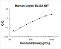 Human Leptin PicoKine ELISA Kit standard curve
