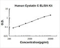 Human Cystatin C PicoKine ELISA Kit standard curve