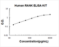 Human RANK PicoKine ELISA Kit standard curve