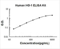 Human  HO-1/HMOX1 PicoKine ELISA Kit standard curve