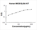 Human MICB PicoKine ELISA Kit standard curve