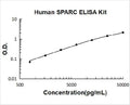Human SPARC PicoKine ELISA Kit standard curve