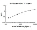 Human Ficolin-1 PicoKine ELISA Kit standard curve