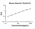 Mouse Galectin-7 PicoKine ELISA Kit standard curve