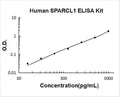 Human SPARCL1 PicoKine ELISA Kit standard curve