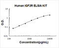 Human IGF2R PicoKine ELISA Kit standard curve