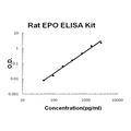 Rat EPO PicoKine ELISA Kit standard curve