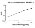 Pig Epiregulin PicoKine ELISA Kit standard curve
