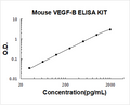 Mouse VEGF-B PicoKine ELISA Kit standard curve
