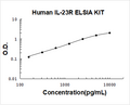 Human IL-23R PicoKine ELISA Kit standard curve