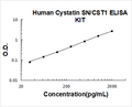 Human Cystatin SN/CST1 PicoKine ELISA Kit standard curve