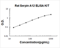 Rat Serpin A12 PicoKine ELISA Kit Standard Curve