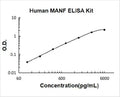 Human MANF PicoKine ELISA Kit standard curve
