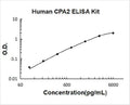 Human CPA2 PicoKine ELISA Kit standard curve