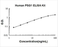 Human PSG1 PicoKine ELISA Kit Standard Curve
