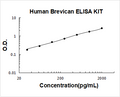 Human Brevican PicoKine ELISA Kit Standard Curve