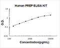 Human PREP PicoKine ELISA Kit standard curve