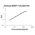 Human BMP-7 EZ Set ELISA Kit standard curve