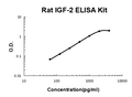 Rat IGF-2 PicoKine ELISA Kit standard curve