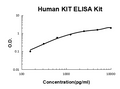 Human KIT PicoKine ELISA Kit standard curve