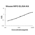Mouse MPO PicoKine ELISA Kit standard curve