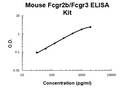 Mouse Fcgr2b/Fcgr3 PicoKine ELISA Kit standard curve