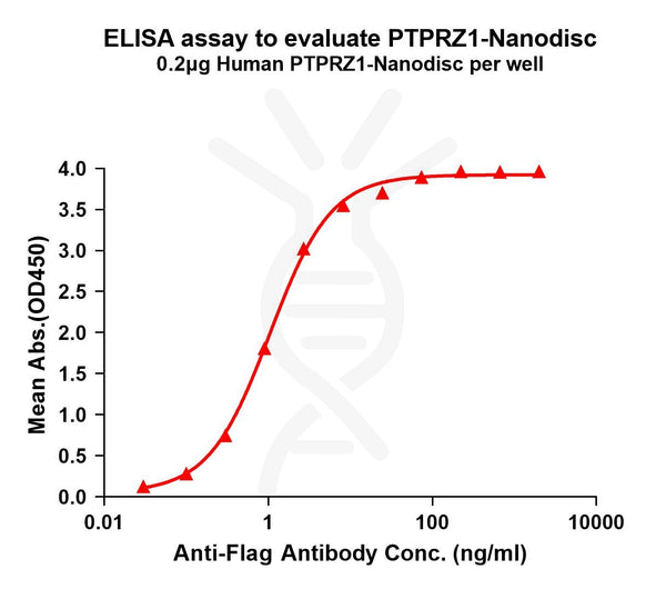 Human PTPRZ1 full length protein-synthetic nanodisc – Figure 1 of 1