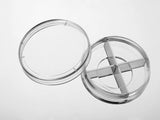 4 Chamber Glass Bottom Dishes – D35C4-20-0-N, D35C4-20-1-N and D35C4-20-1.5-N, 35 mm dish with 4 chambers