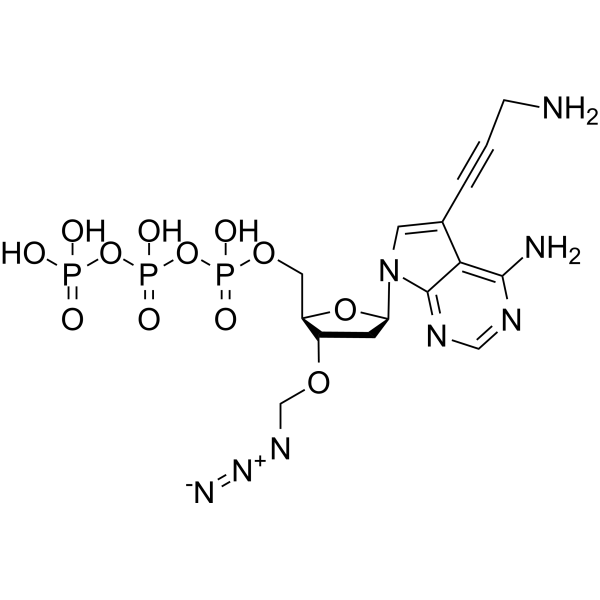 7-Deaza-7-propargylamino-3'-azidomethyl-dATP – Figure 1 of 1