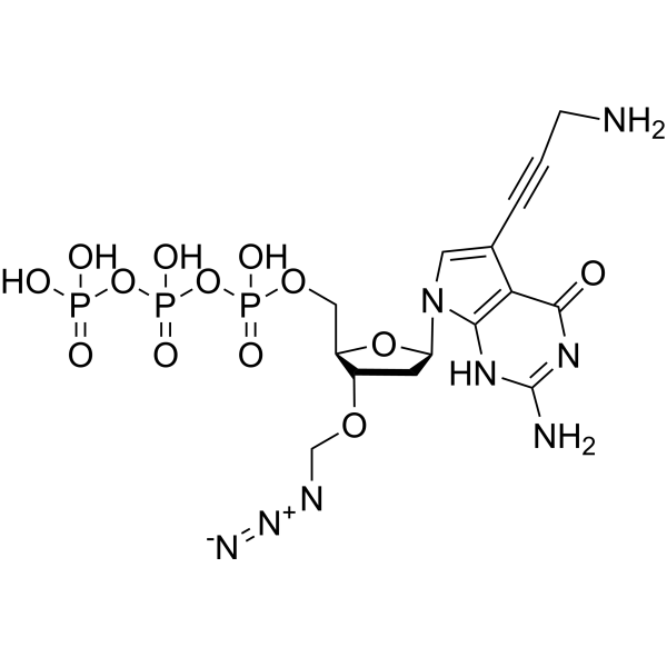 7-Deaza-7-propargylamino-3'-azidomethyl-dGTP – Figure 1 of 1