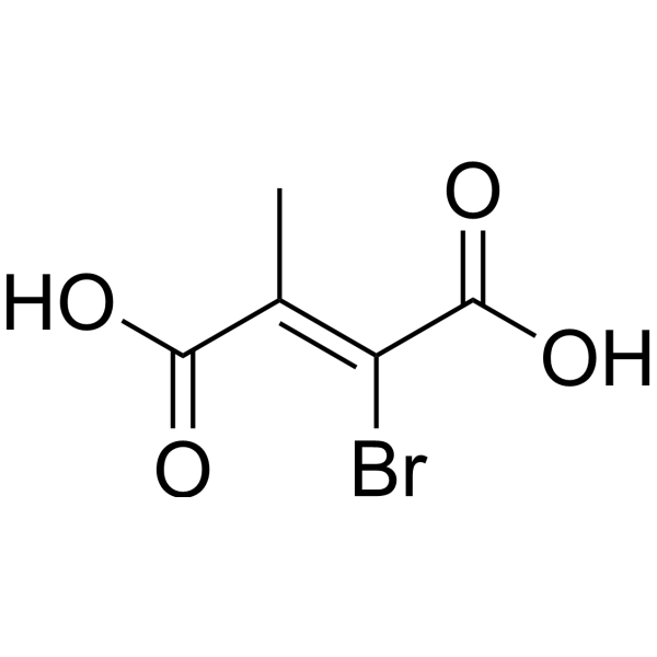 (Z)-2-Bromo-3-methyl-2-butenedioic acid – Figure 1 of 1