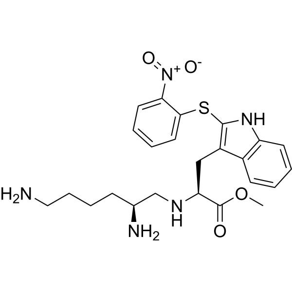 Lys-psi(CH2NH)-Trp(Nps)-OMe – Figure 1 of 1
