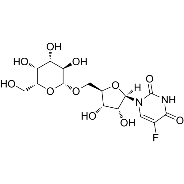 5-Fluorouridine 5'-O-β-D-galactopyranoside – Figure 1 of 1