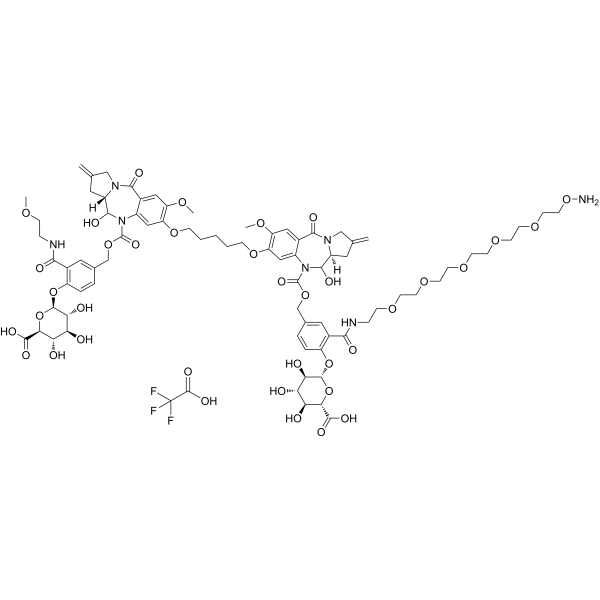 β-Glucuronide-dPBD-PEG5-NH2 TFA – Figure 1 of 1
