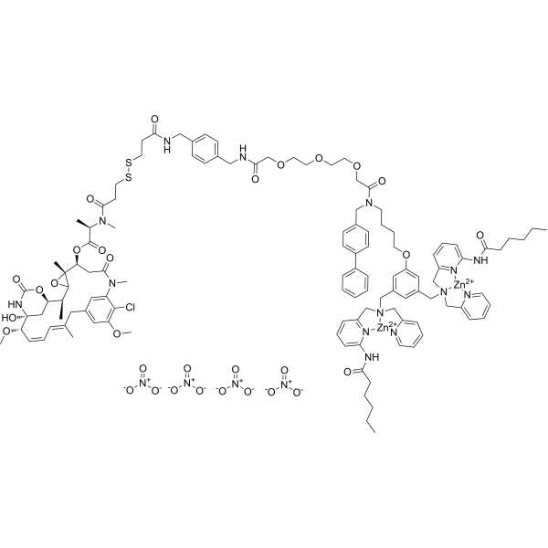 Zn-DPA-maytansinoid conjugate 1 – Figure 1 of 1