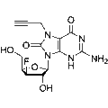 7,8-Dihydro-8-oxo-7-propargyl-3'-deoxy-3'-fluoro-xylo-guanosine – Figure 1 of 1