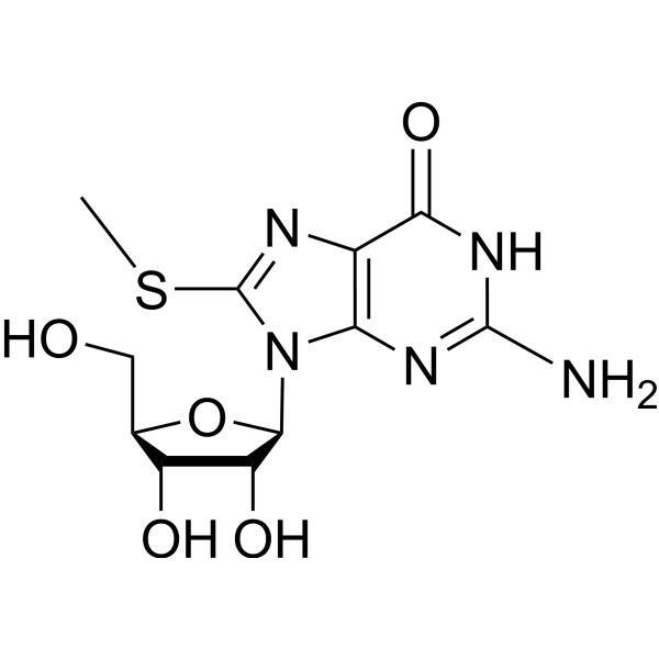 8-(Methylthio)guanosine – Figure 1 of 1